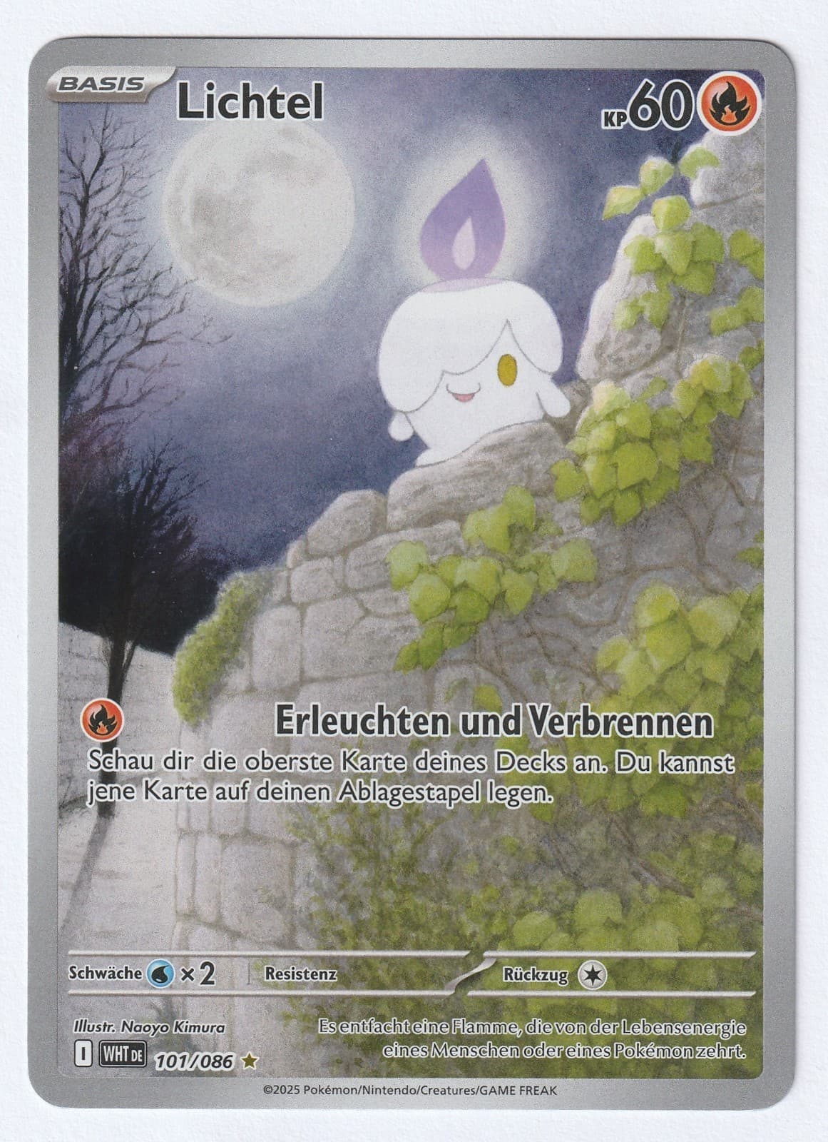 Lichtel 101/086 Weiße Flammen  Pokemon TCG -  Deutsch Near Mint -  (20)
