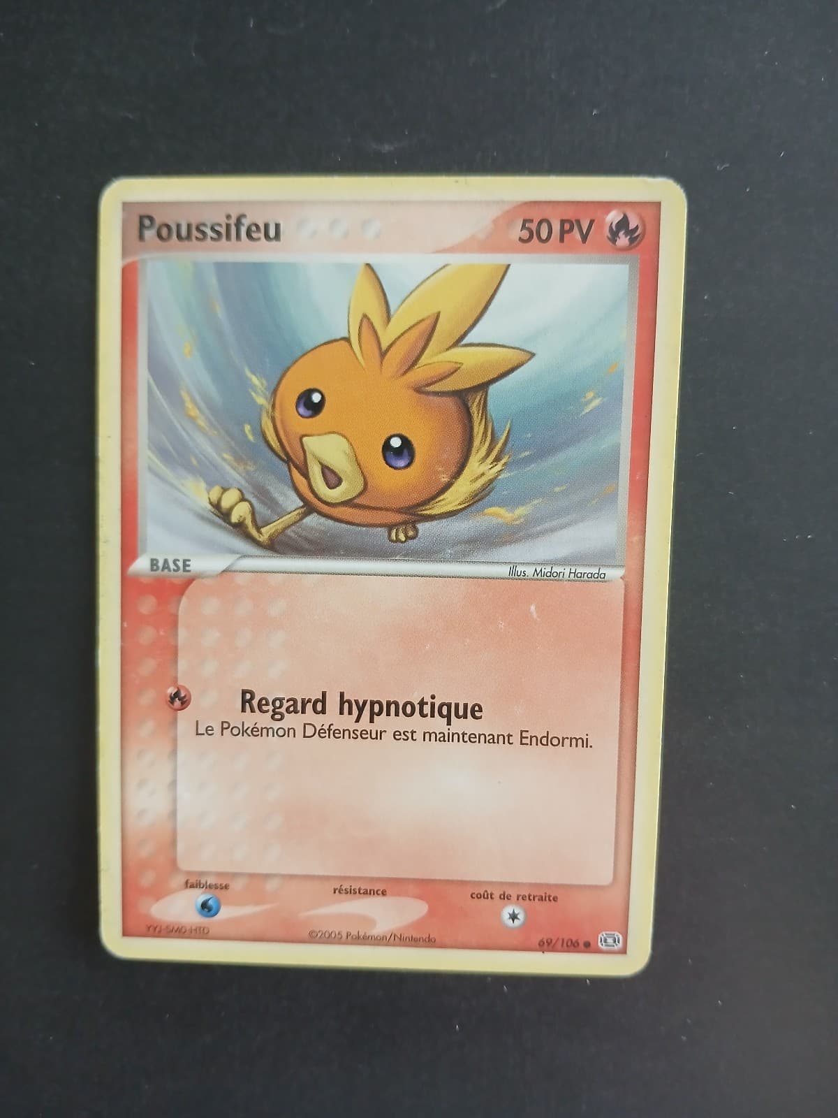 [LP] Carte Pokémon Poussifeu - 69/106 - ex Emeraude -Occasion-FR