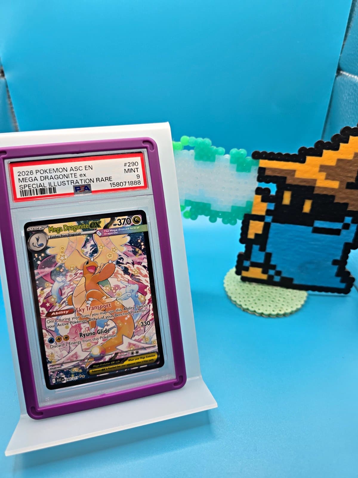 Mega Dragonite ex 2026 Pokemon Me: Ascended Heroes 290/217 Holo PSA 9 SIR
