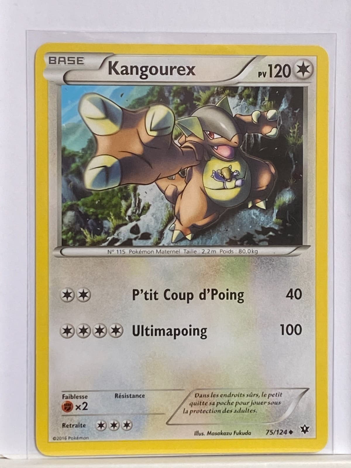 Kangourex 75/124 XY Impact des Destins carte Pokémon FR