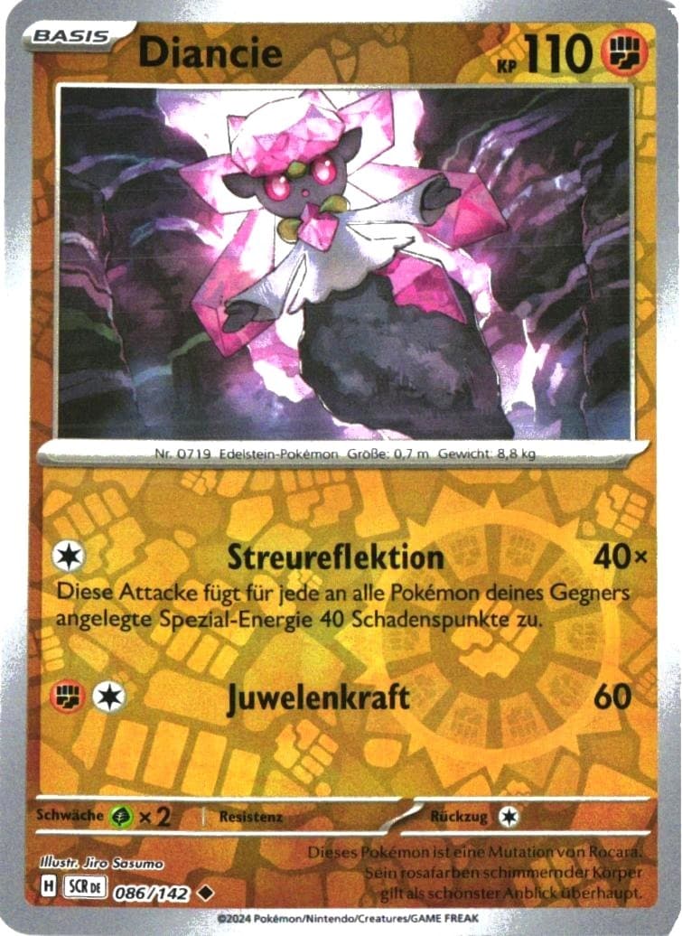 Pokémon Diancie SCR86 Stellarkrone Deutsch 86/142