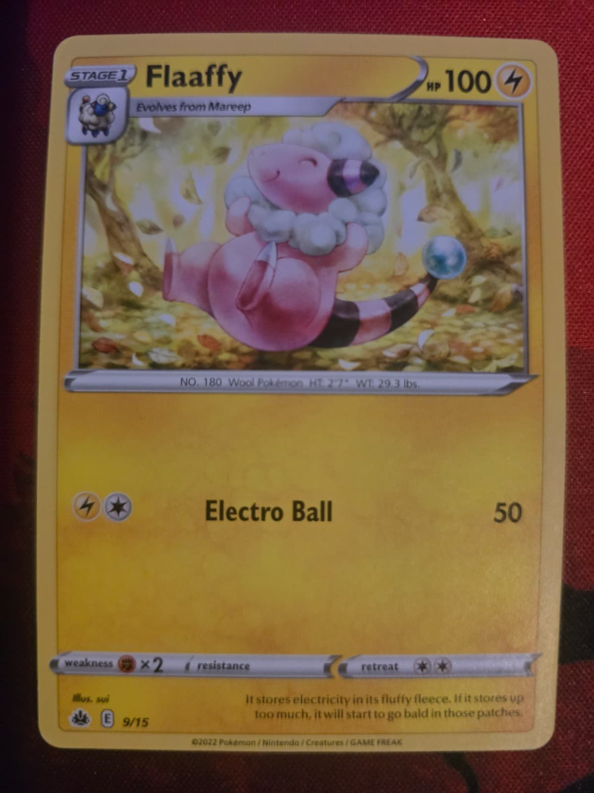 Pokemon Flaaffy 9/15 McDonald's 2022 NM