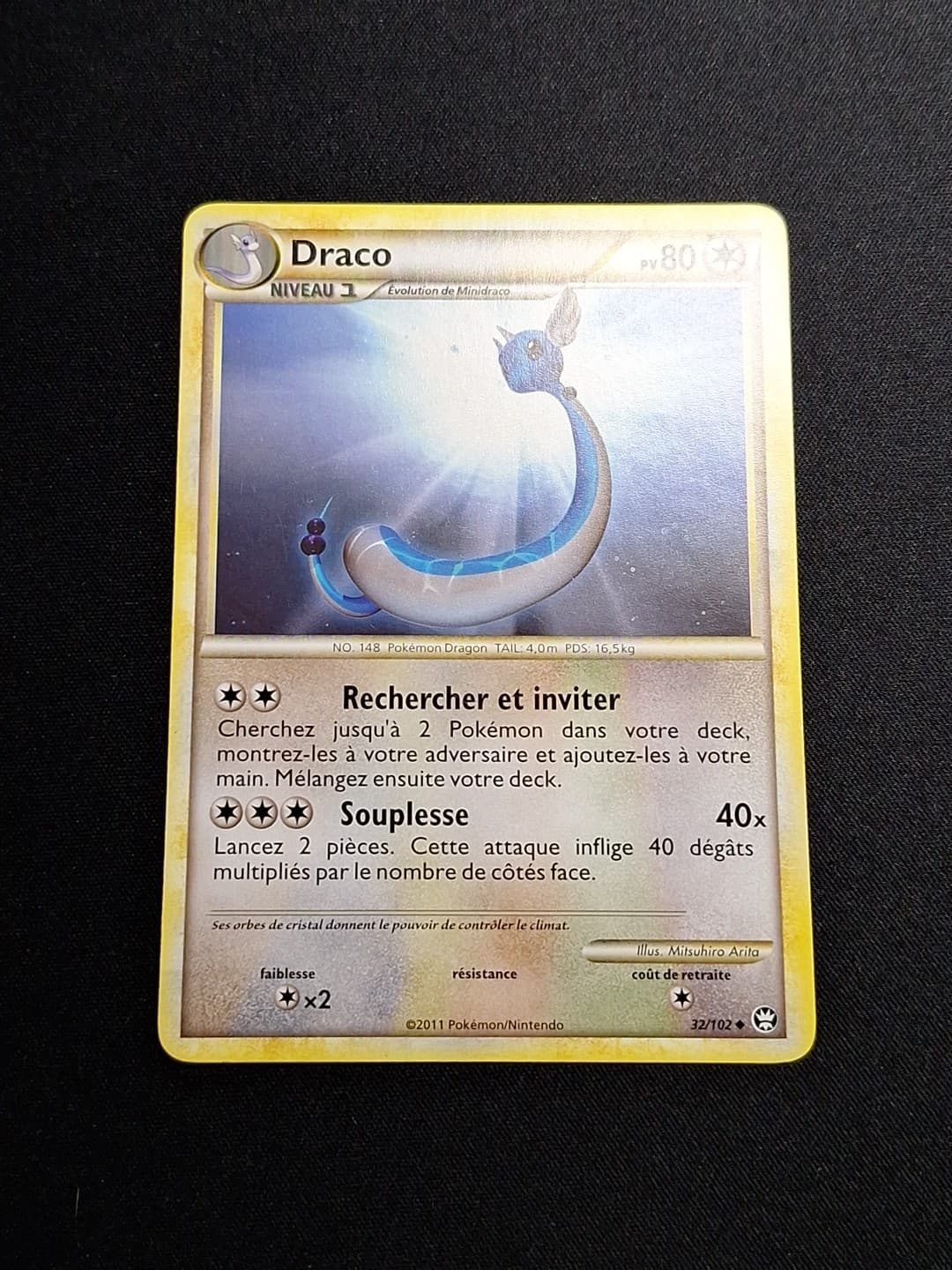 Draco 32/102 HGSS Triomphe Carte Pokémon FR