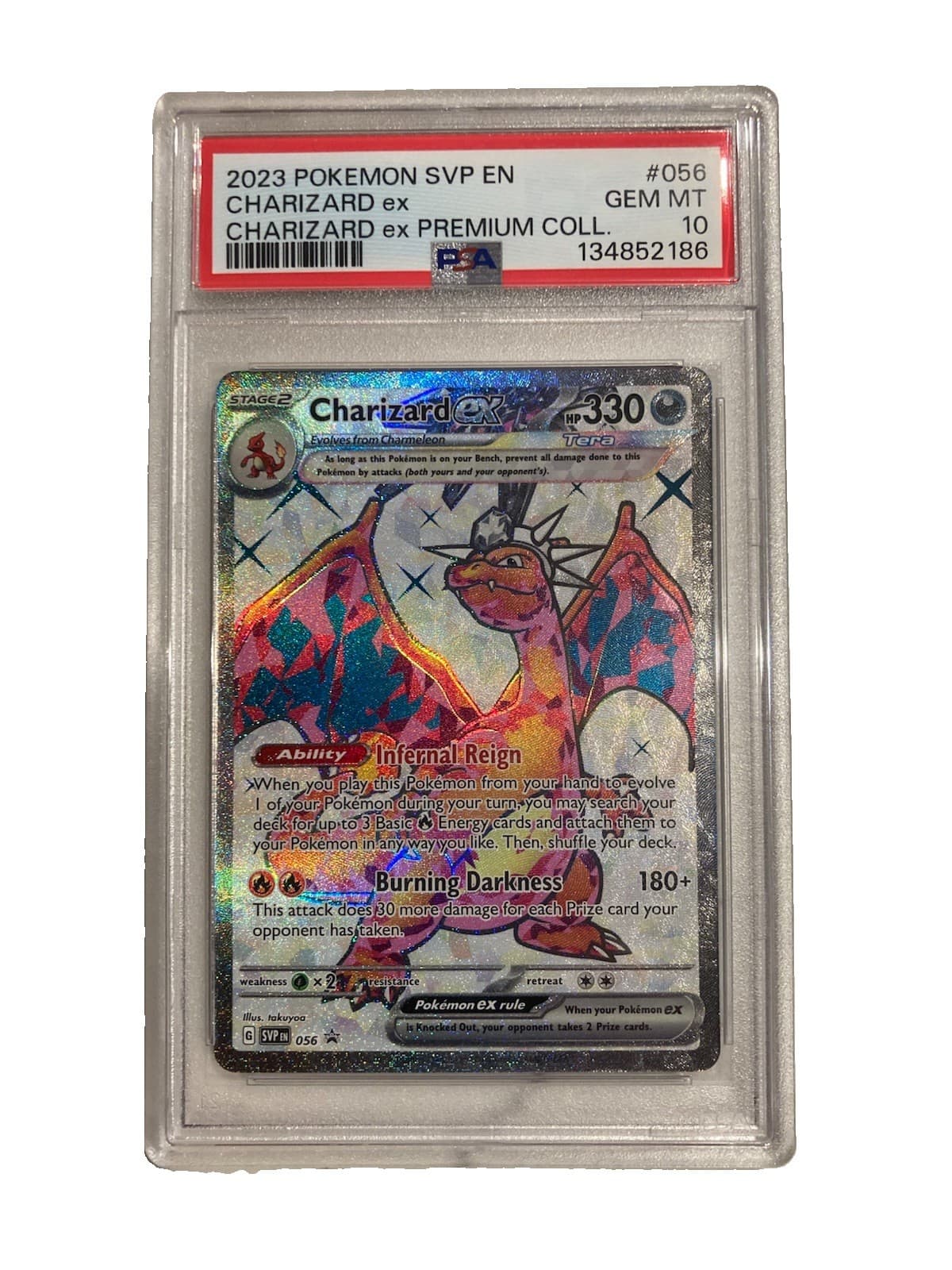 Pokemon Charizard ex SVP #056 PSA 10 GEM MINT Premium Collection Promo