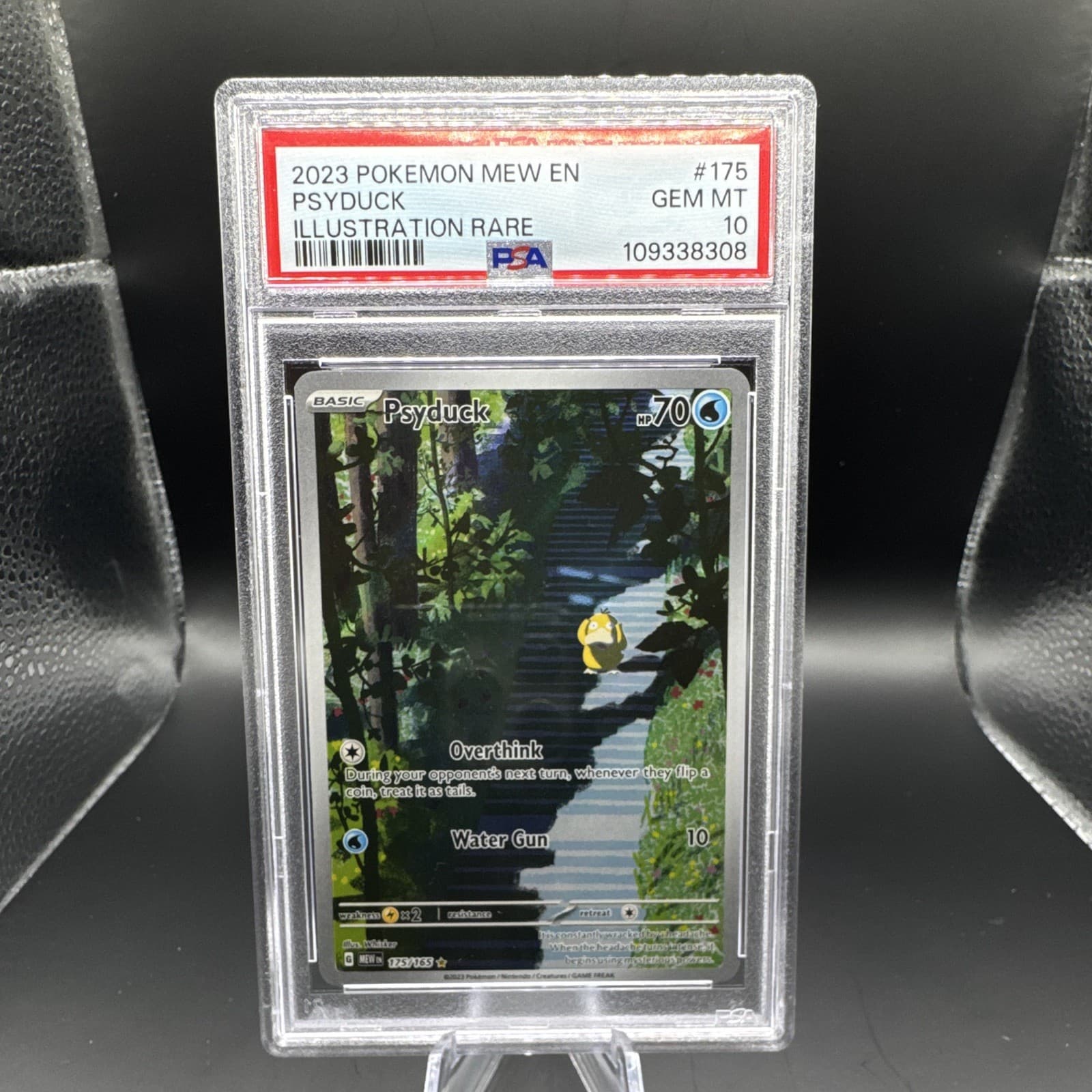 Pokemon TCG SV: Scarlet & Violet 151 Psyduck IR Holo EN 175/165 PSA 10