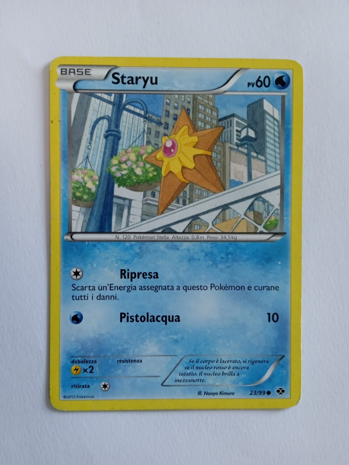 POKEMON DESTINI FUTURI 2012 STARYU n 23/99 OTTIMA