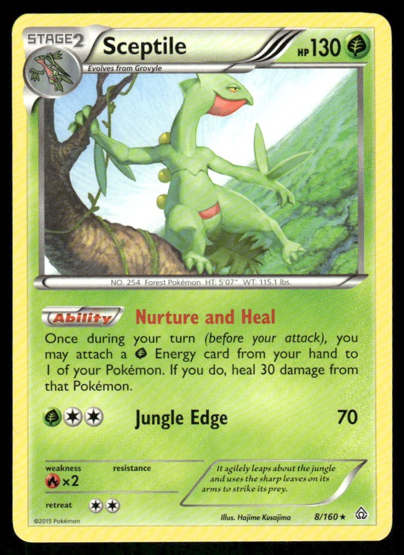 Sceptile 8/160 - Primal Clash - Rare MP