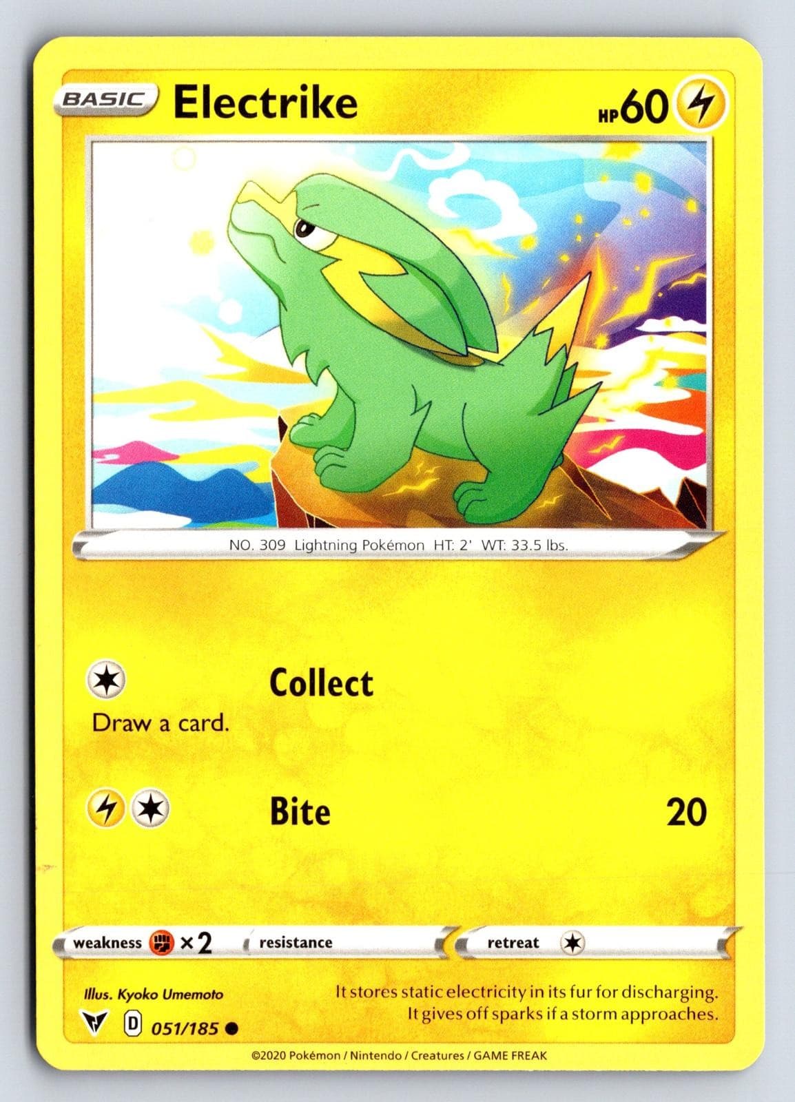 Electrike 051/185 Vivid Voltage Pokemon