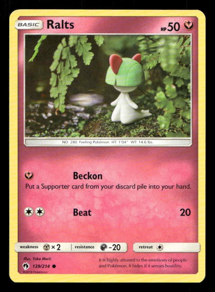 Ralts SM - Lost Thunder 139/214 LP Pokemon
