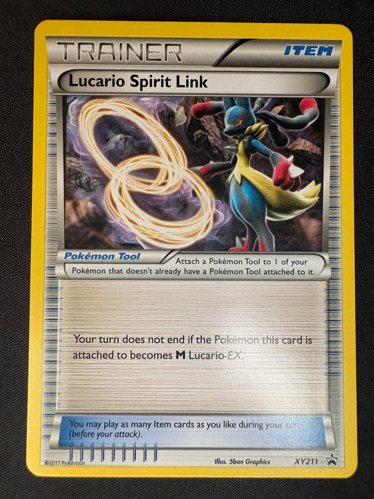 Lucario Spirit Link XY211 Promo XY Promo Pokemon Near Mint