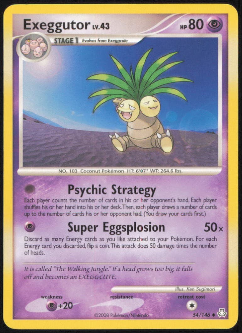 EXEGGUTOR 54/146 UNCOMMON LEGENDS AWAKENED POKEMON LIGHTLY PLAYED