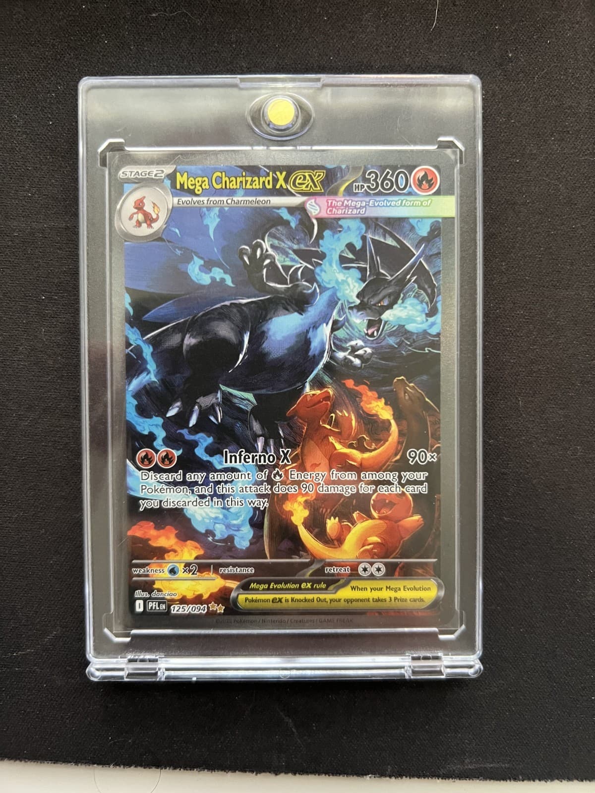 Mega Charizard x EX 125/094 Phantasmal Flames Holo Special Illustration Rare