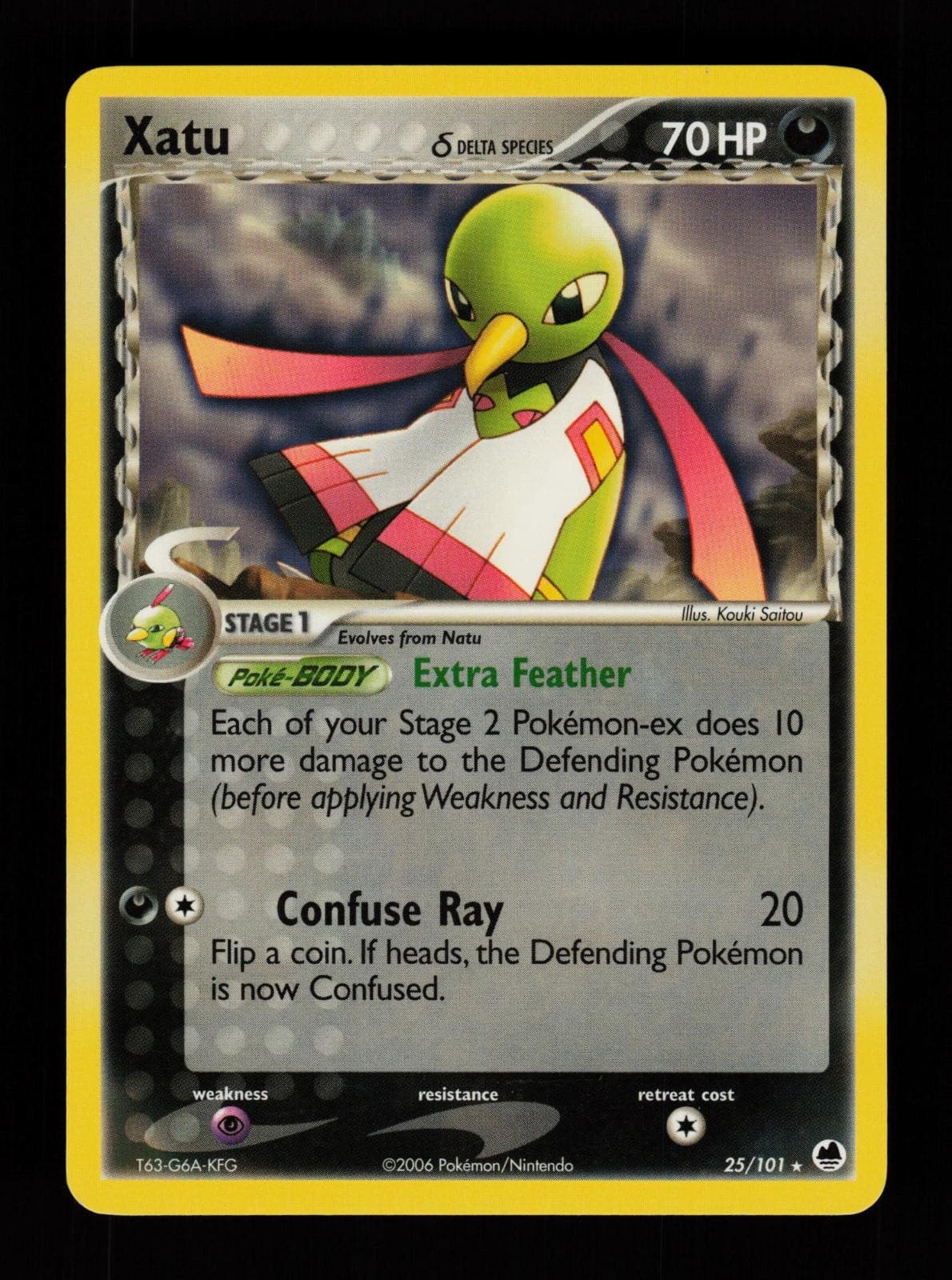 Xatu 25/101 Rare Dragon Frontiers Pokemon Cards