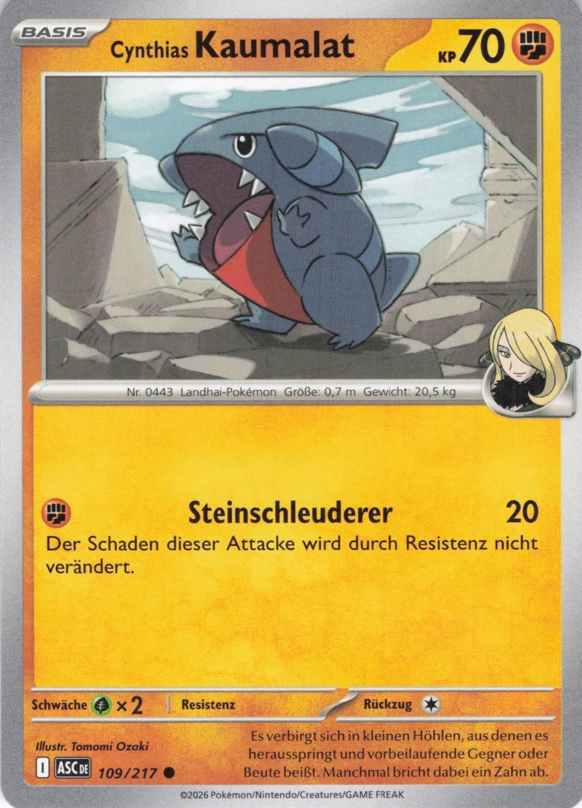 Pokemon Cynthias Kaumalat Erhabene Helden 109/217