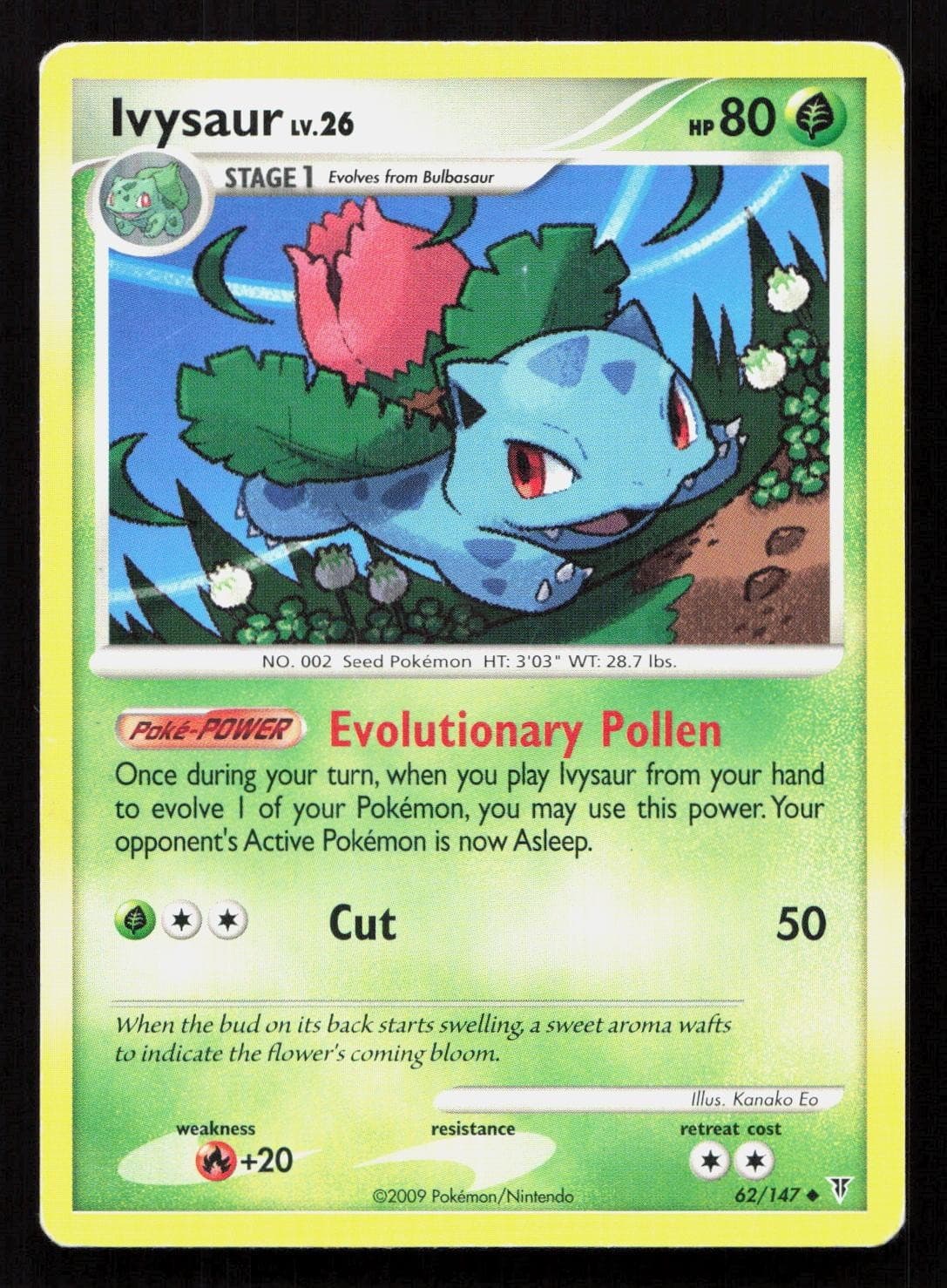 IVYSAUR 62/147 Pokemon SUPREME VICTORS