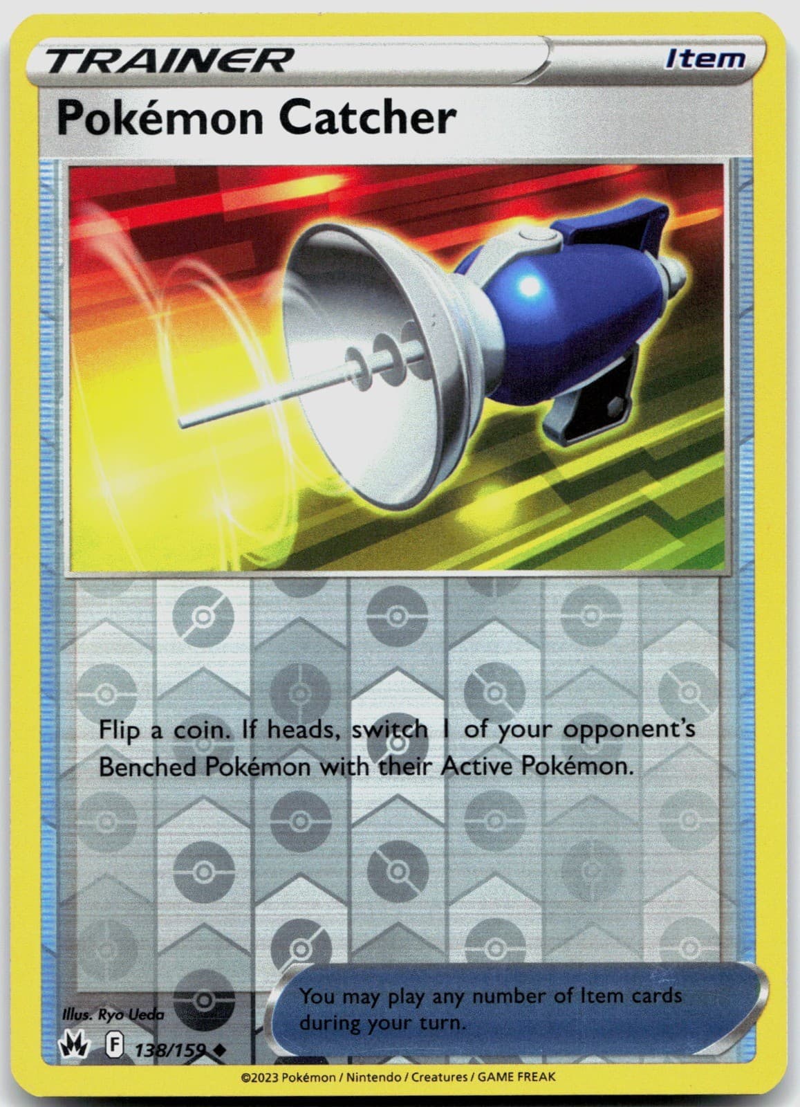 Pokemon Catcher 138/159 SWSH: Crown Zenith POKEMON TCG Uncommon