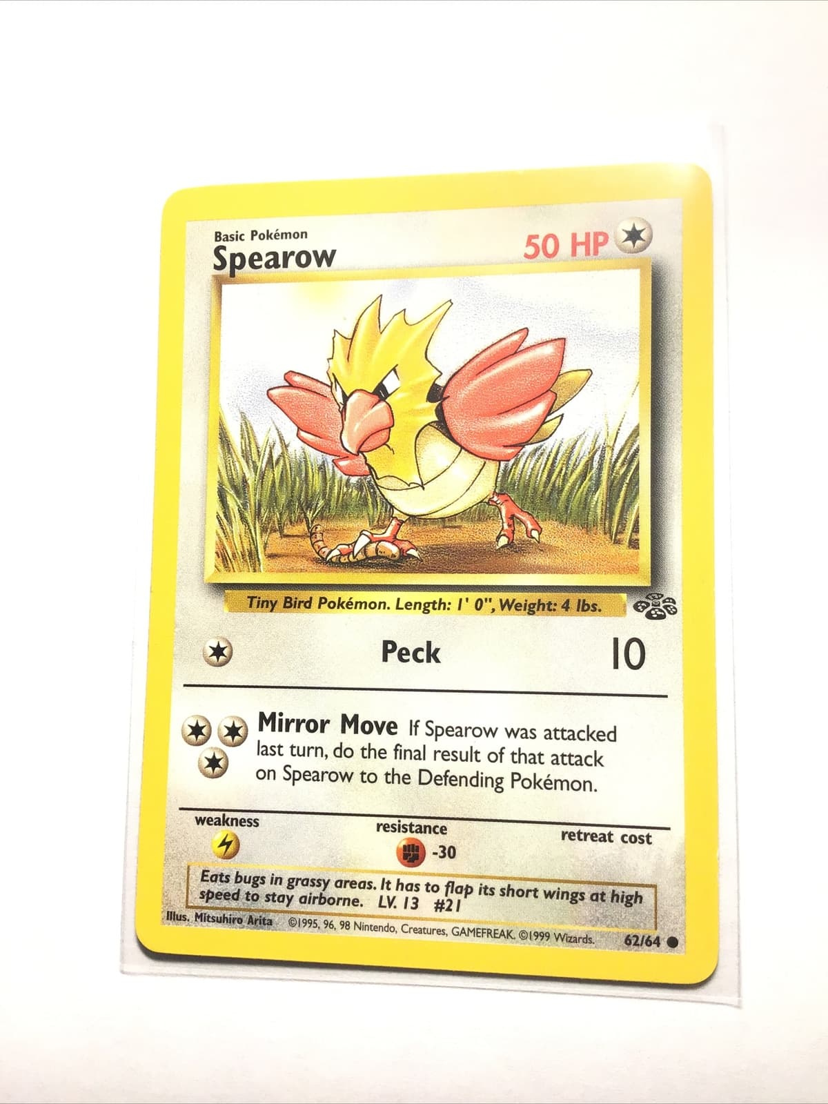SPEAROW - 62/64 - Jungle - Pokemon Card - NM