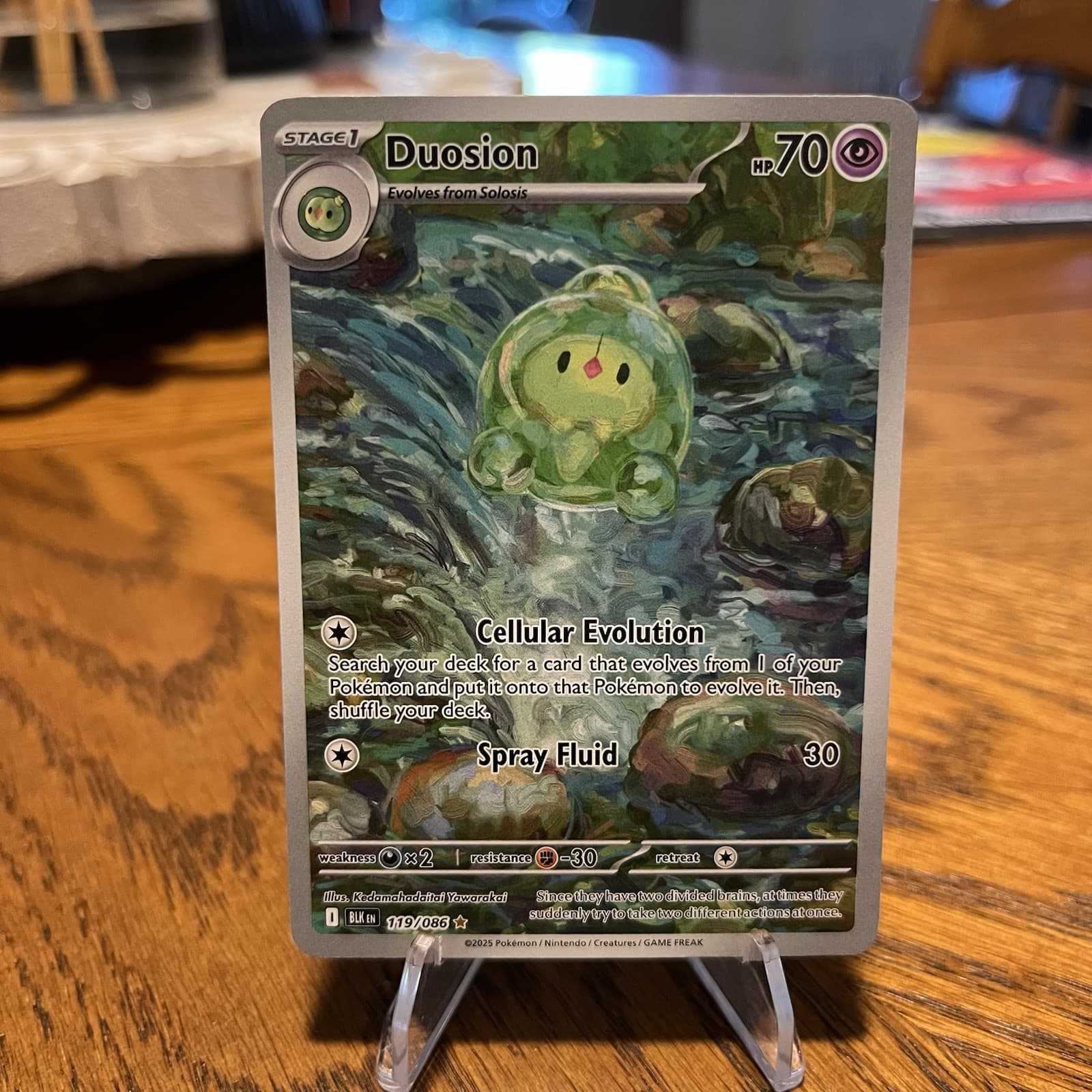 Pokemon Duosion 119/086 Sv: Black Bolt Holo
