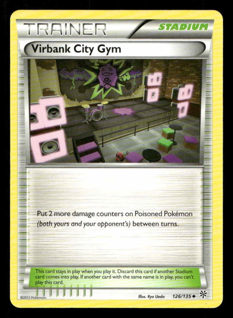 Virbank City Gym Plasma Storm 126/135 LP Pokemon