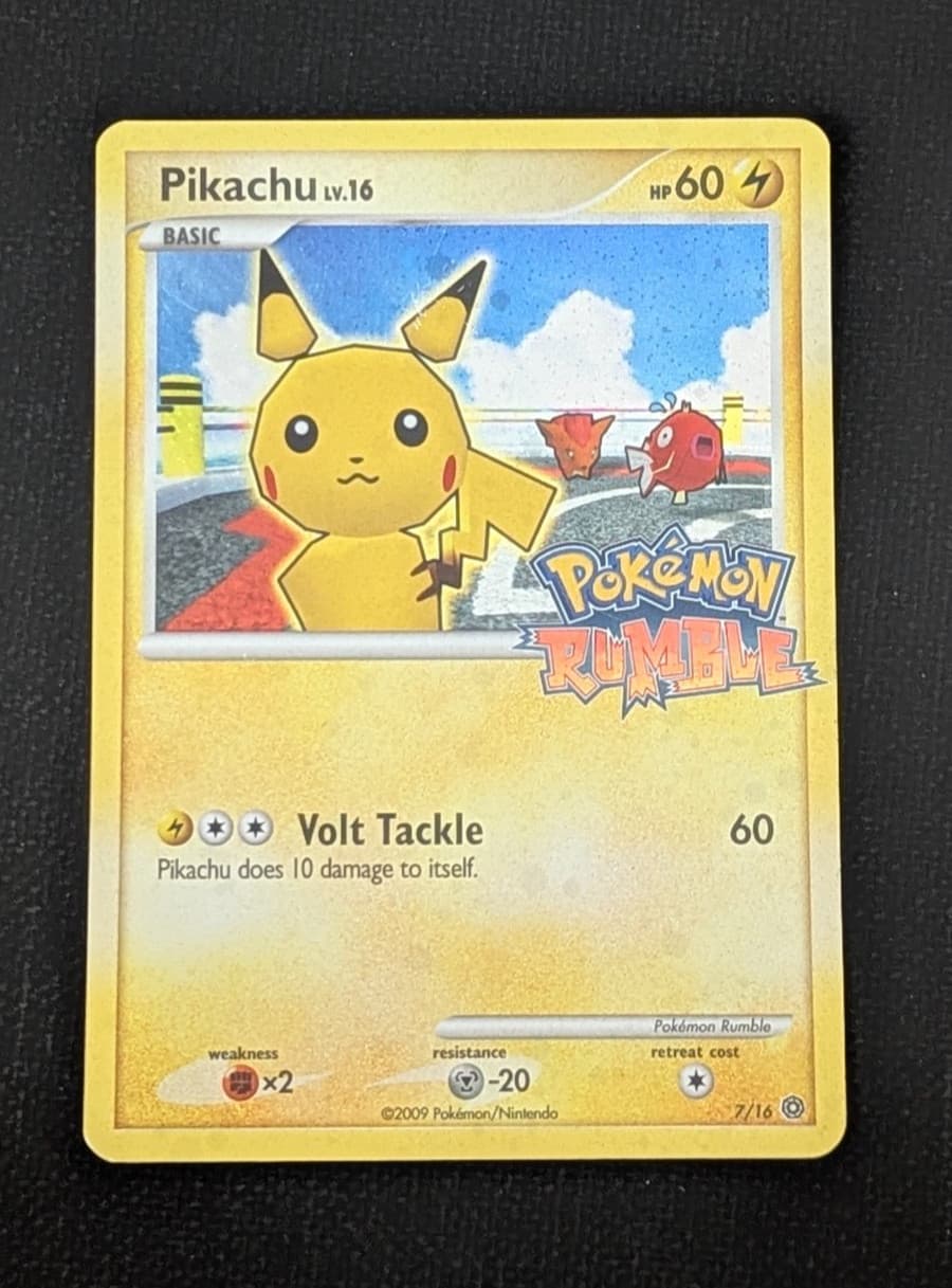 Pikachu 2009 Pokémon Rumble 7/16 Holo