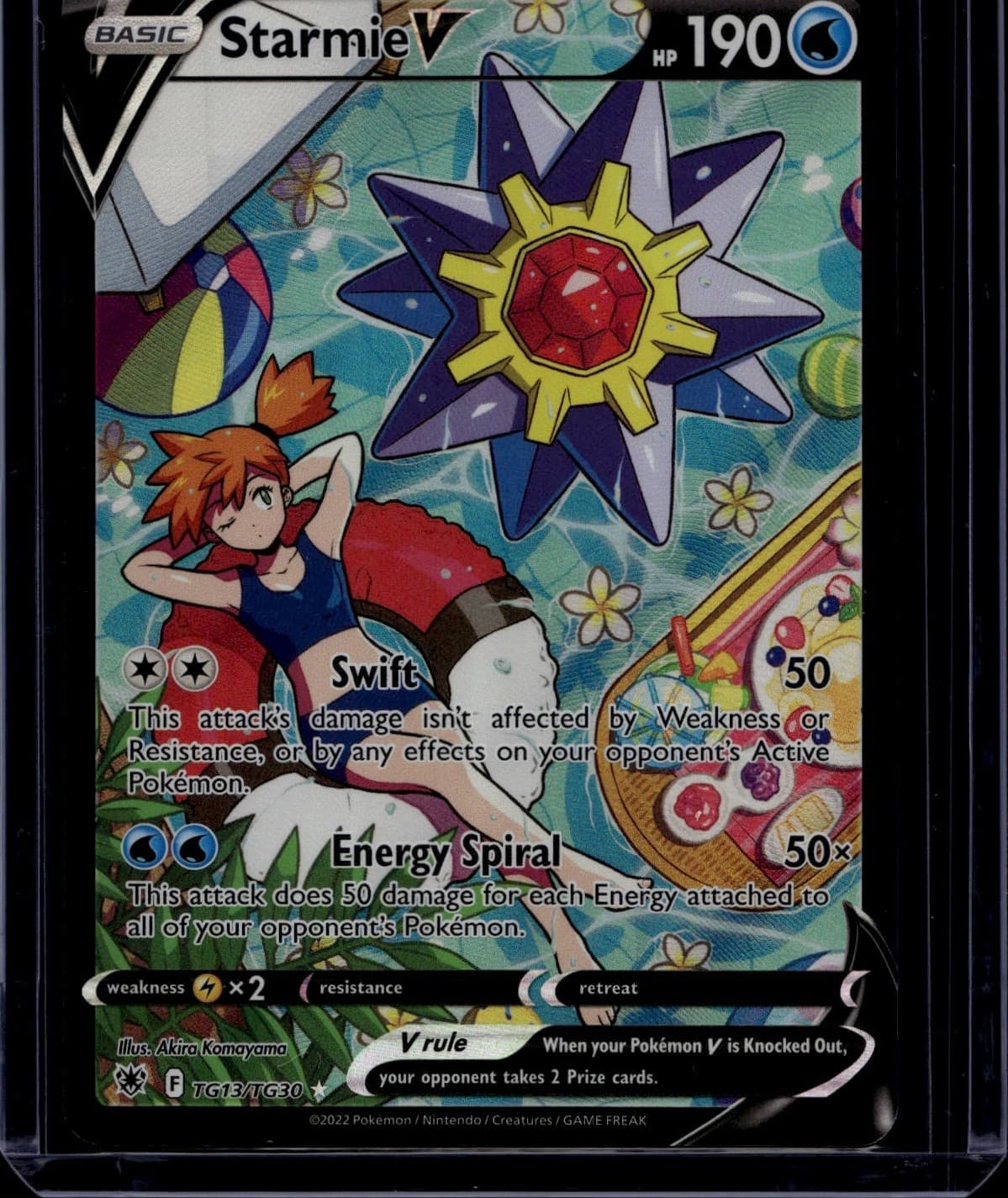 Pokemon TCG Starmie V TG13/TG30 Astral Radiance Trainer Gallery NM