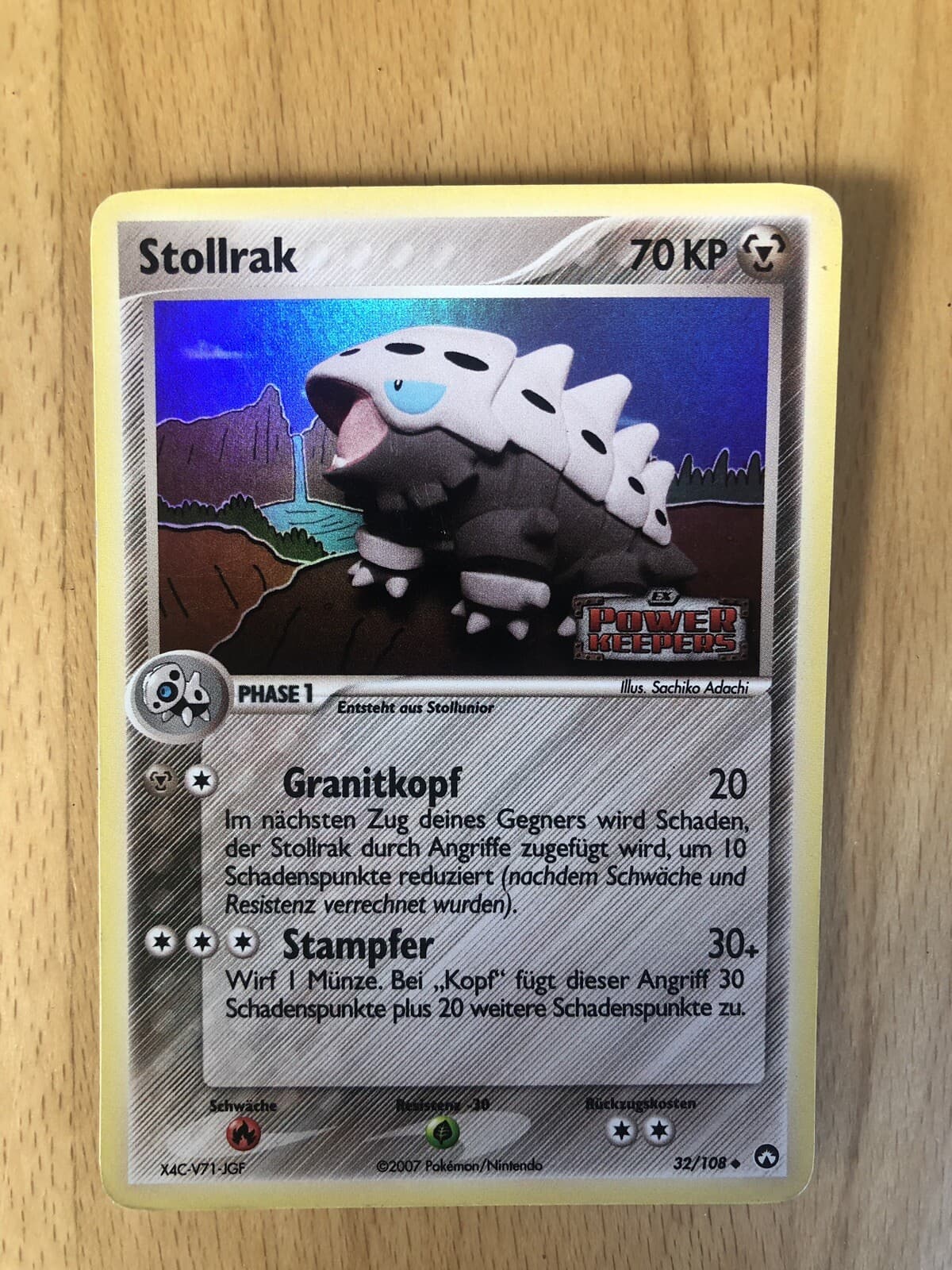 Pokemon EX Power Keepers 32/108 Stollrak  - Holo - Pokemon Karte - Deutsch
