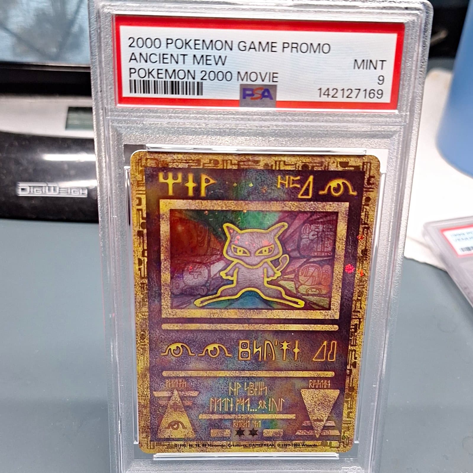 PSA 9 2000 Pokemon TCG Ancient Mew Promo Pokemon 2000 Movie Holo