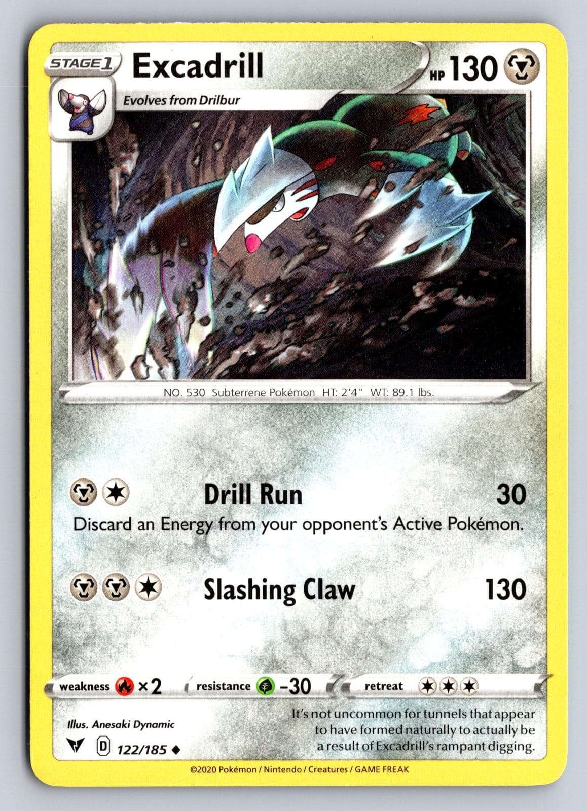 Excadrill 122/185 Vivid Voltage Pokemon Dynamic