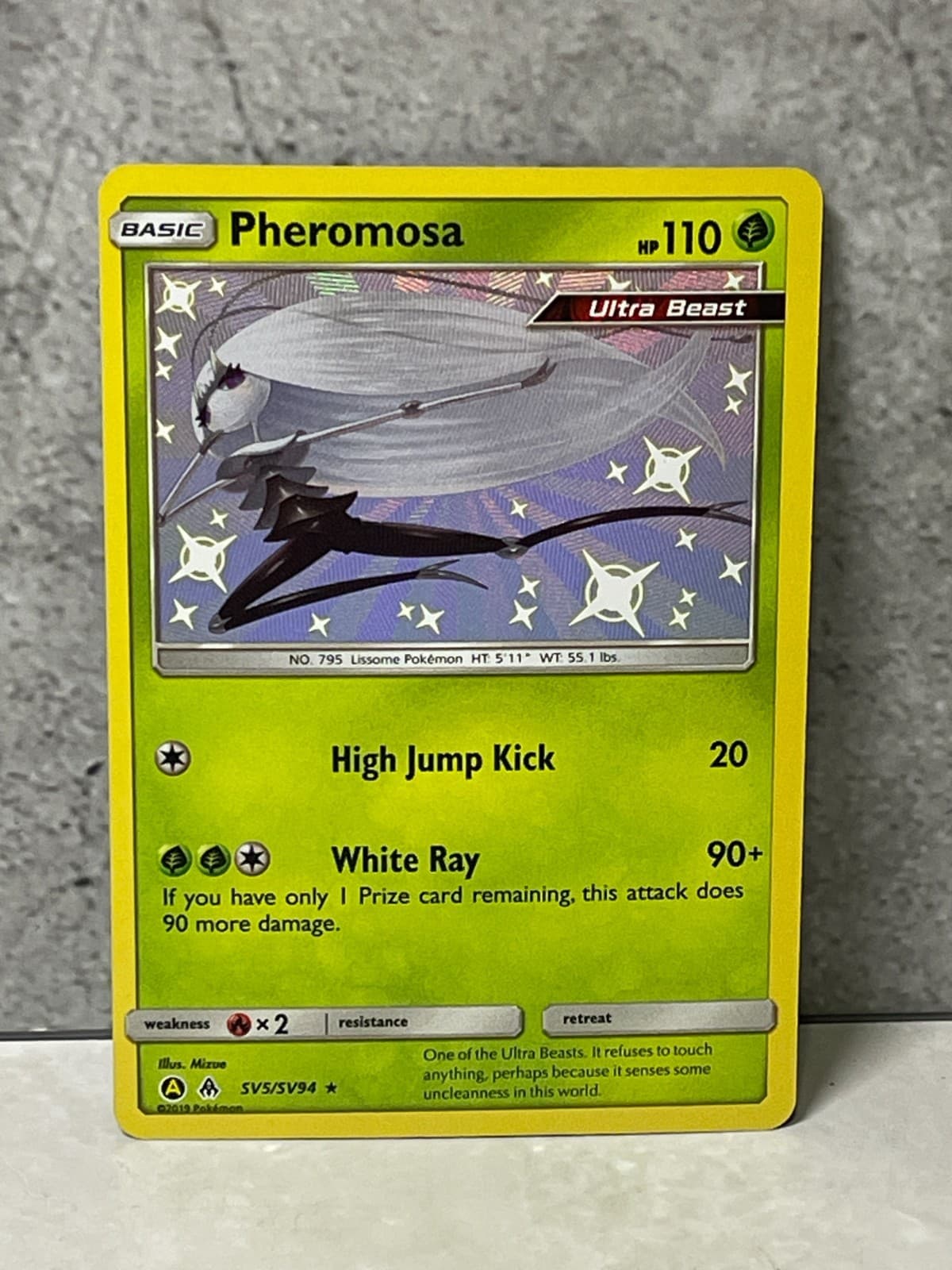 Pokemon Hidden Fates Shiny Vault HOLO Pheromosa sv5/sv94 (invB)