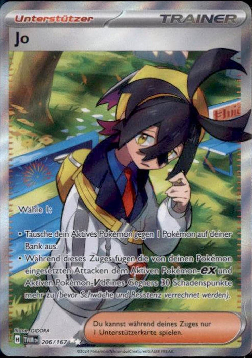 Pokémon TCG Jo 206/167 Maskerade im Zwielicht Deutsch Full Art