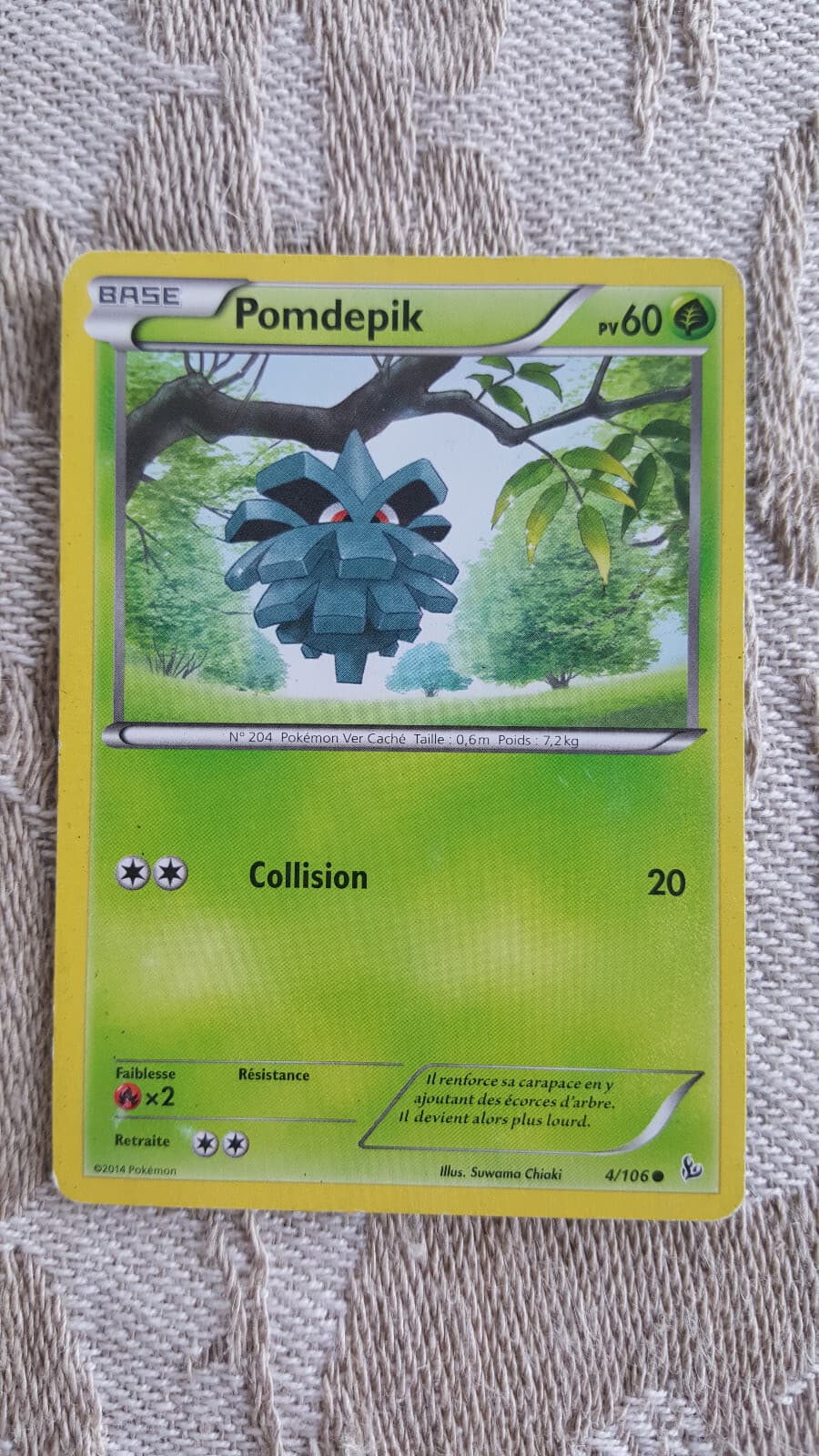 😀😀😀 Carte Pokémon - Pomdepik 4/106 - XY2 Etincelles