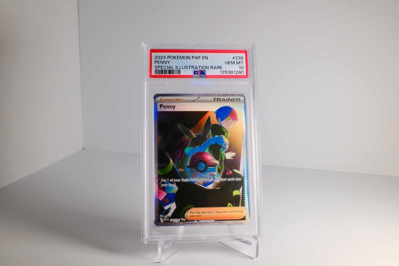 Penny Special Illustration Rare PSA 10 GEM MINT 239/091 Paldean Fates