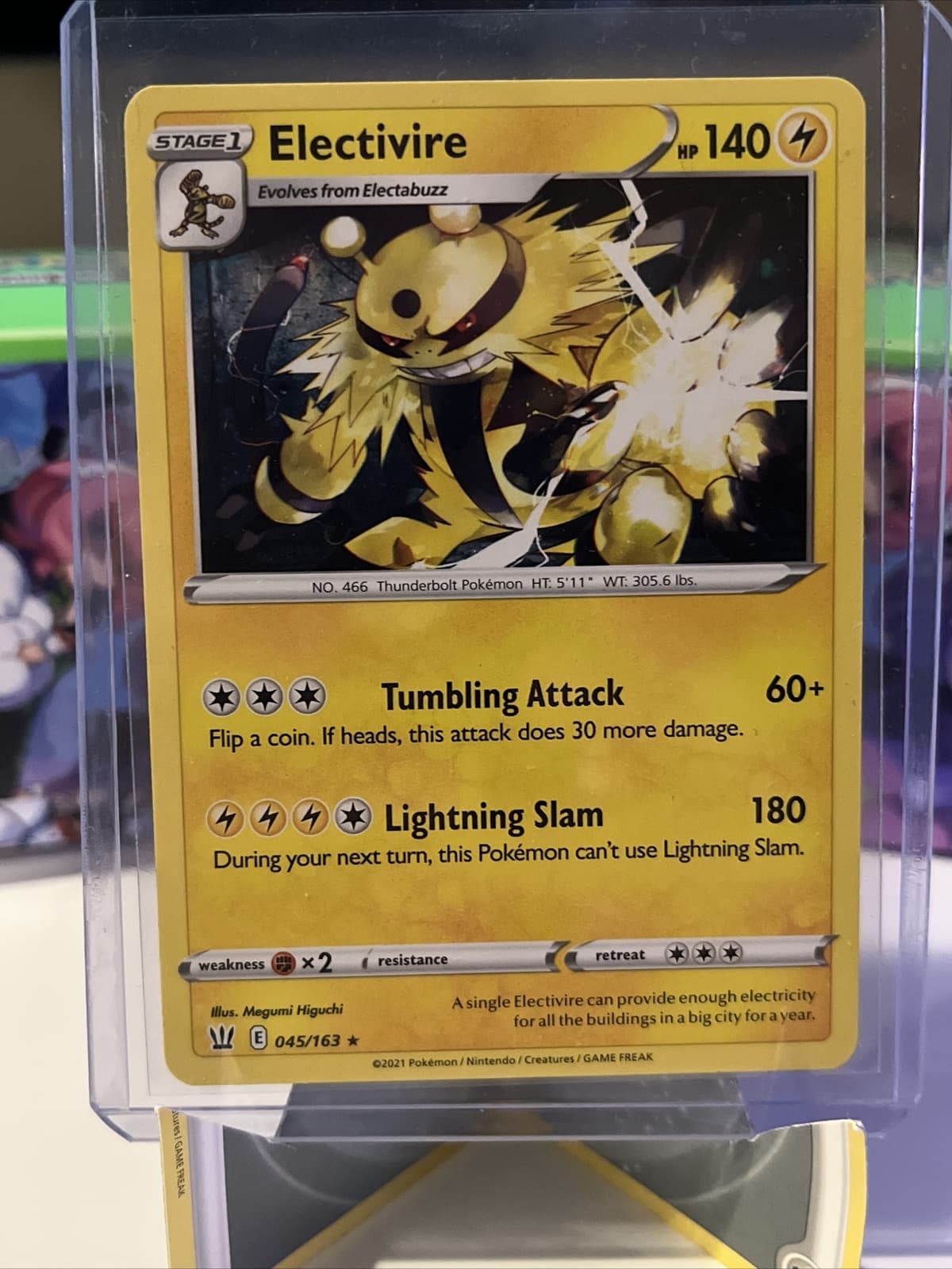 Pokemon TCG Battle Styles Electivire 45/163 Near Mint