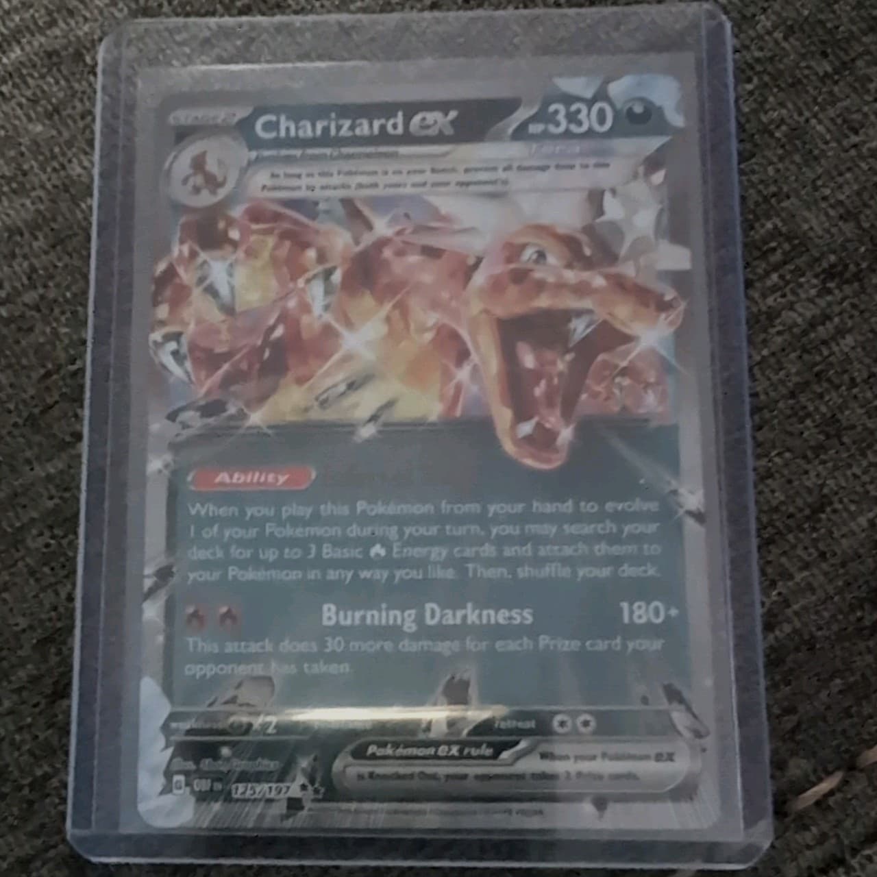 Pokemon Charizard ex (#125) Obsidian Flames