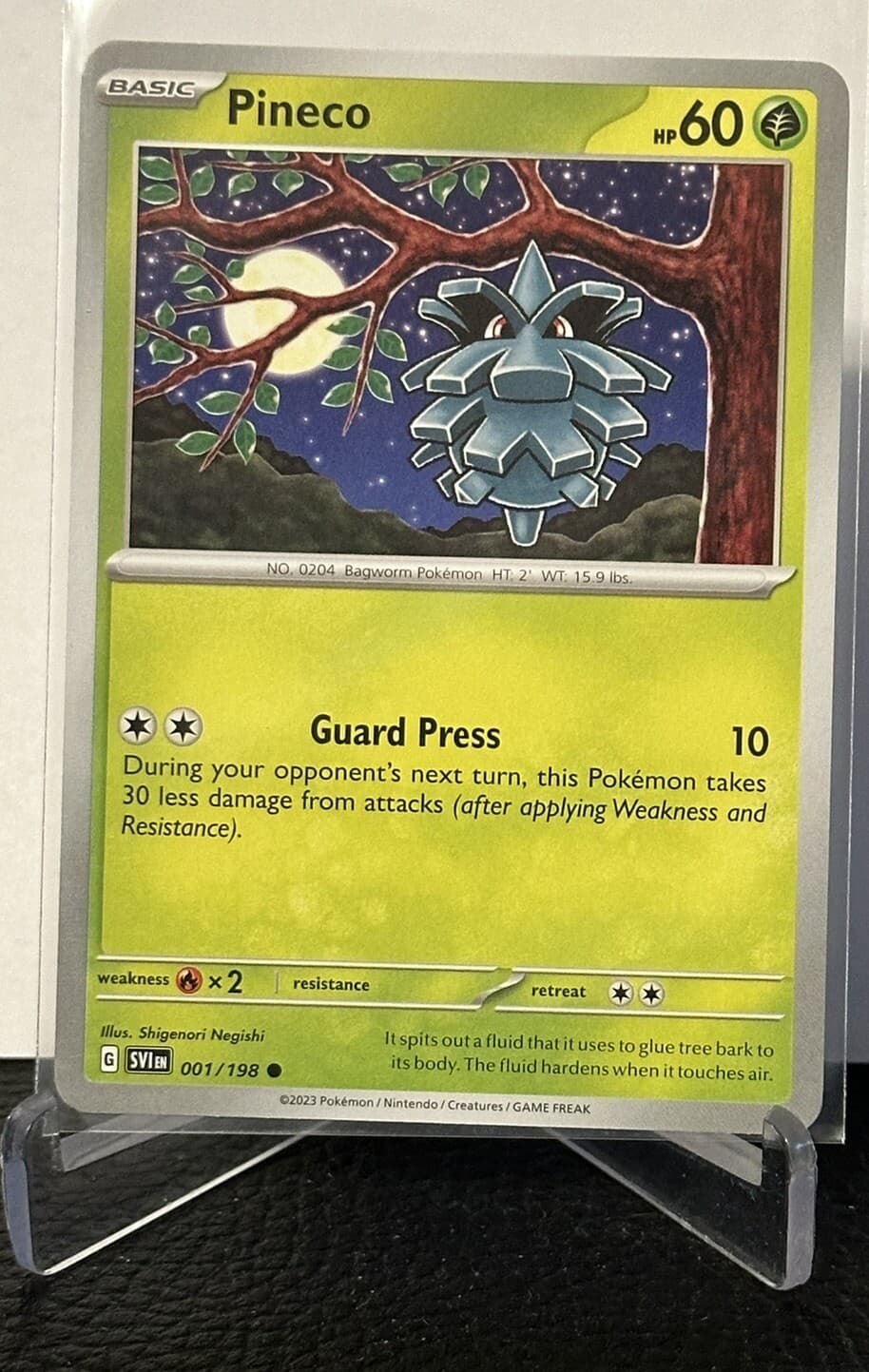 Pokémon TCG Pineco Scarlet & Violet #1