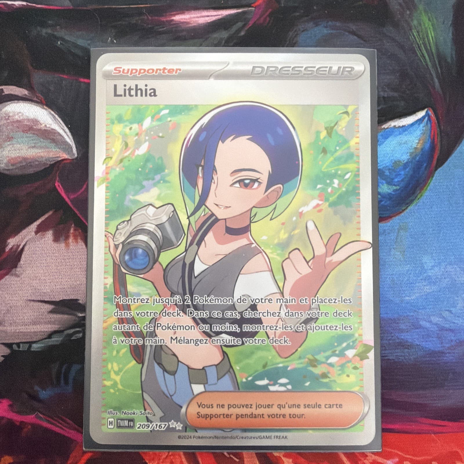 Carte Pokémon : Lithia 209/167 Mascarade Crépusculaire Française NEUF