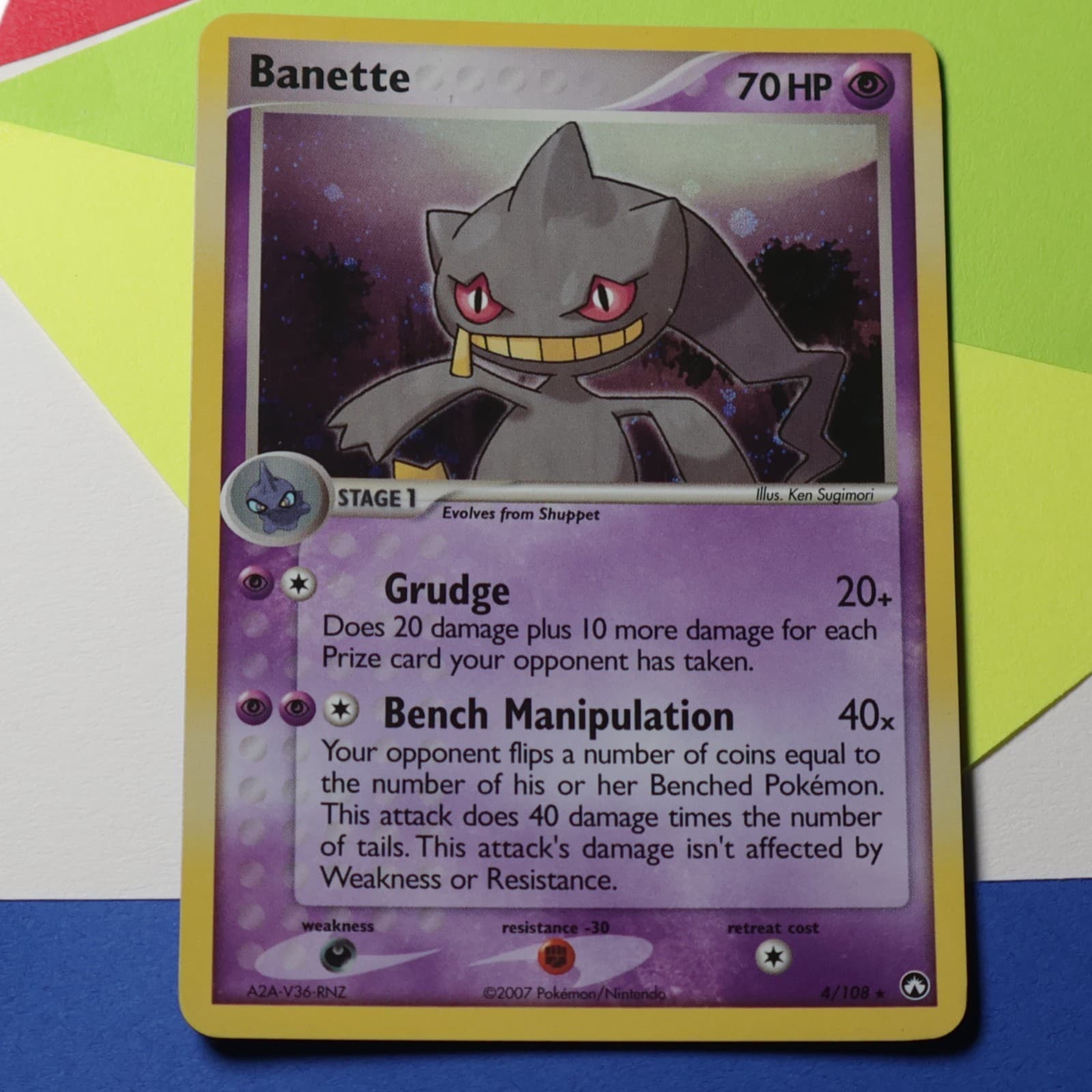 BANETTE Holo 4/108 RARE EX Power Keepers Pokemon