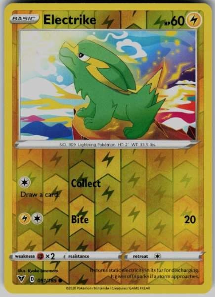 Electrike 051/185 Vivid Voltage Common NM Pokemon TCG