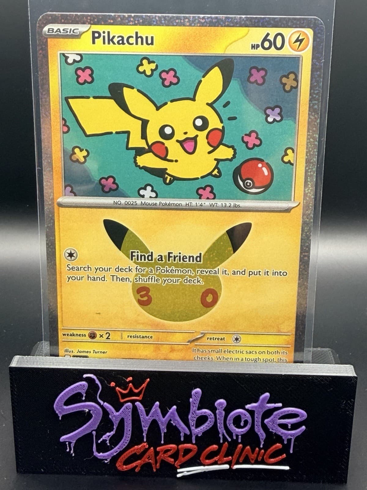 Pokemon 30th Celebrations Pikachu #29/128 Pikachu Holo #07/30 NM Foil