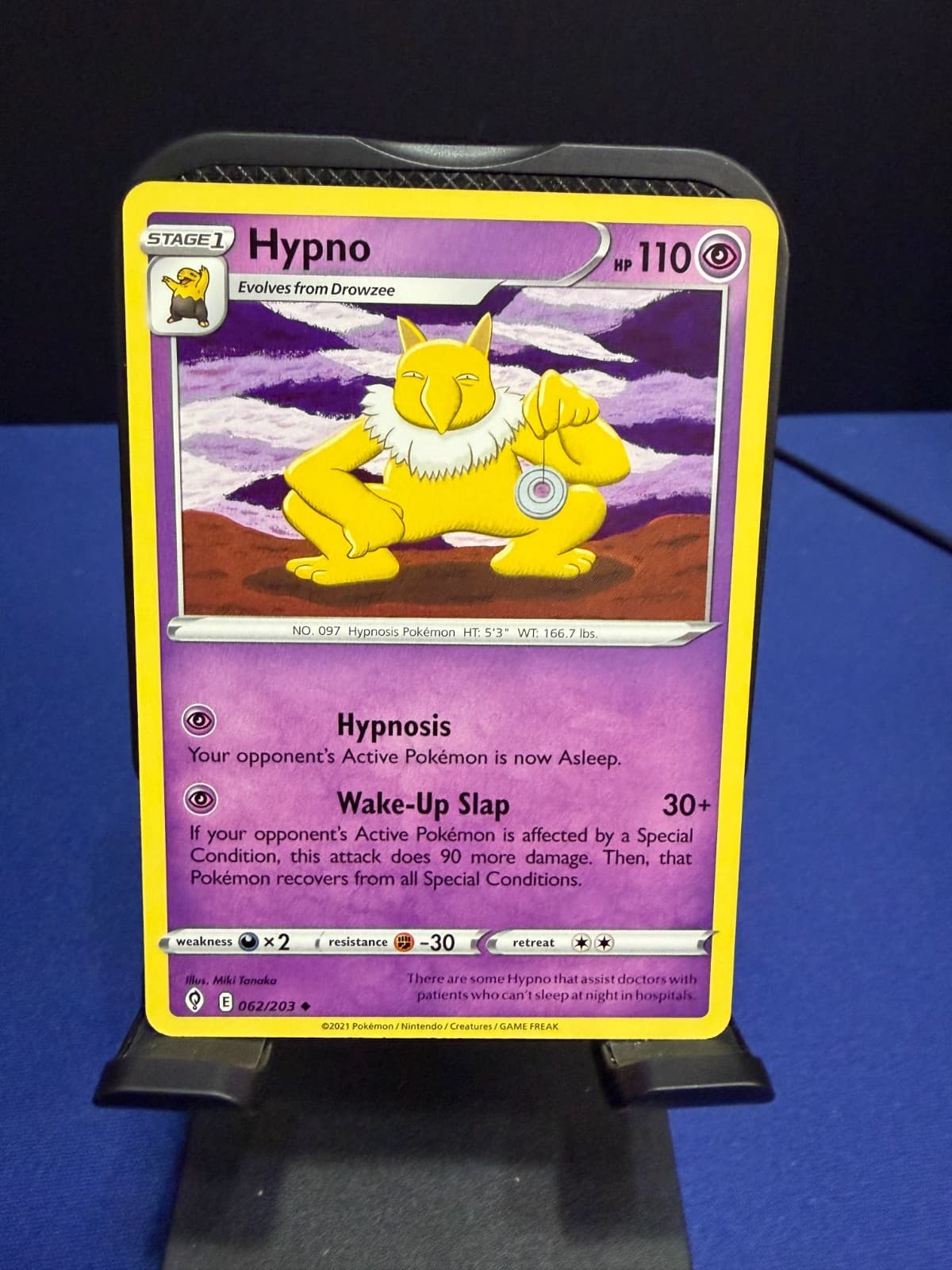 Hypno - Evolving Skies 62 - Uncommon - LP/NM - Pokemon TCG