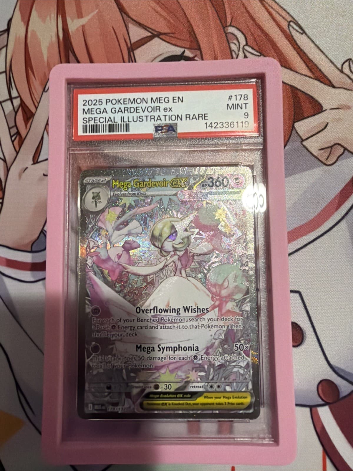 Mega Gardevoir ex 178/132 ME01 Special Illustration Rare Holo PSA Mint 9