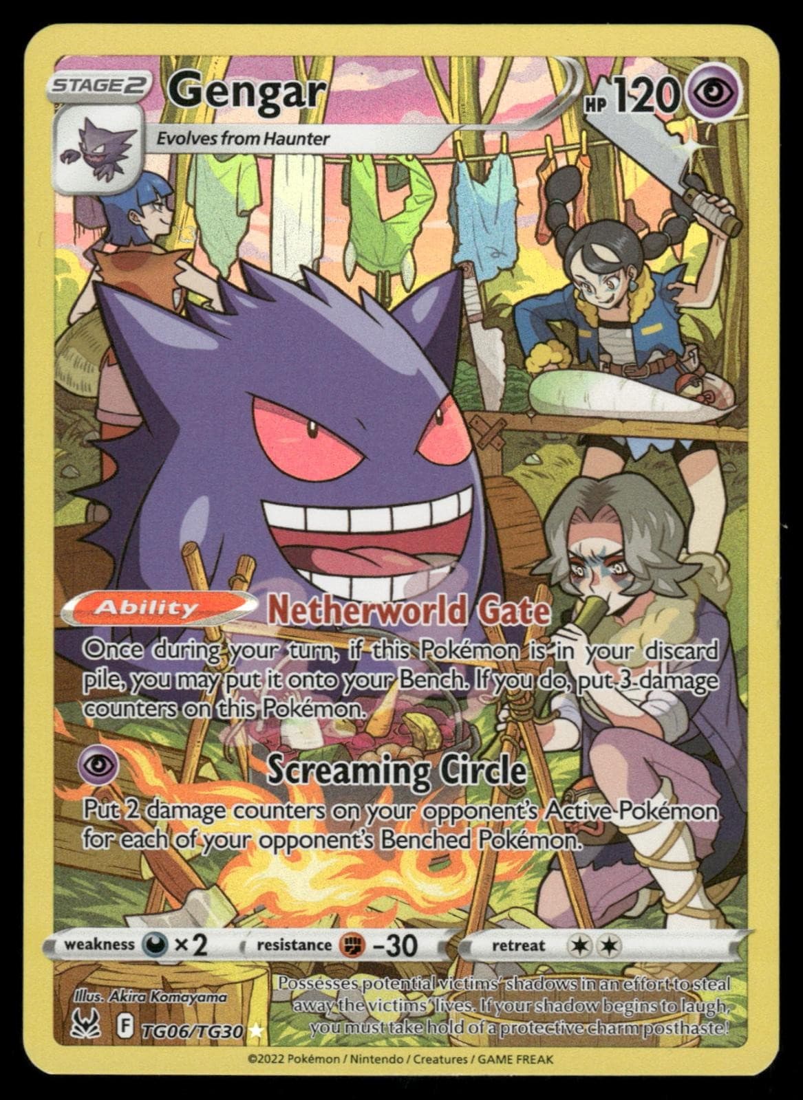 Gengar TG06/TG30 Holo Lost Origin Trainer Gallery Pokemon NM