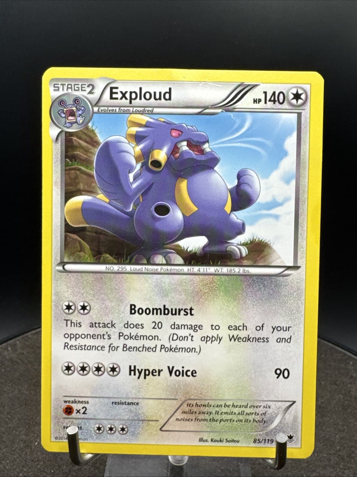 Exploud 85/119 XY Phantom Forces Pokemon Card TCG