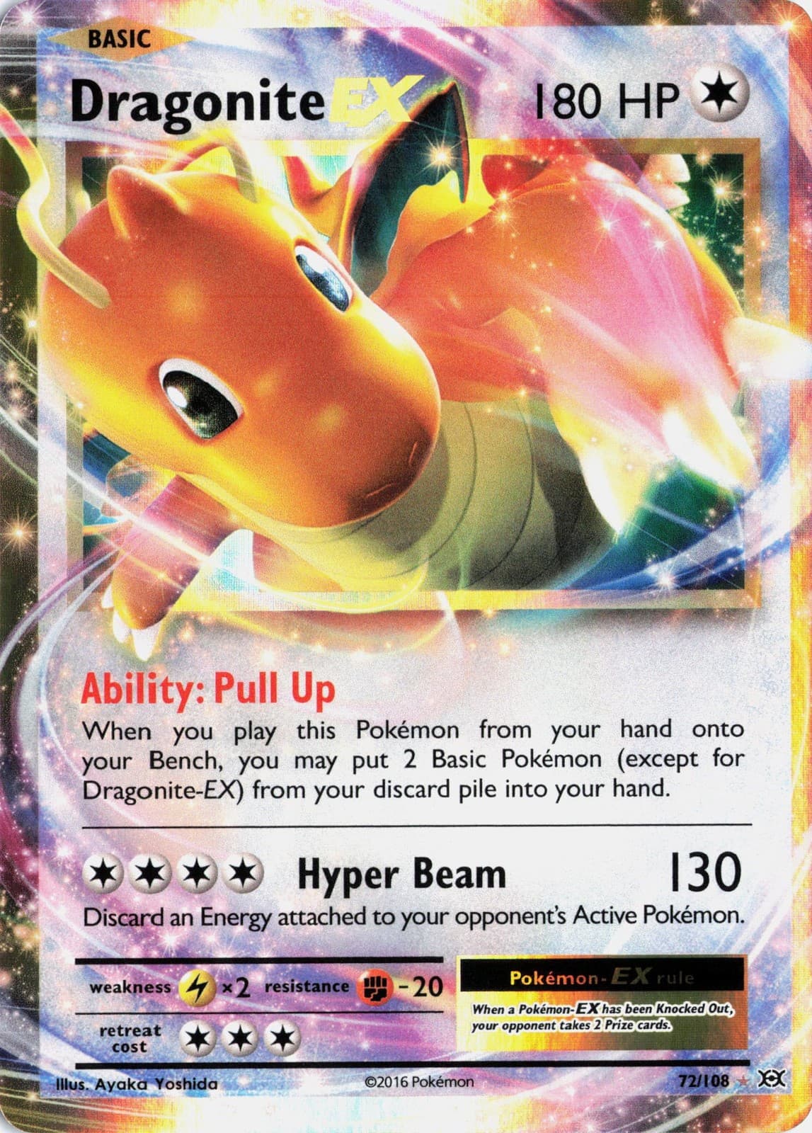 Dragonite EX Holofoil [EVO - 72/108]