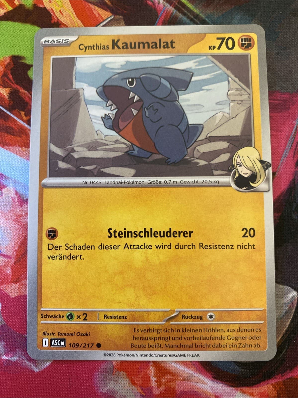 Cynthias Kaumalat 109/217 Normal Deutsch Erhabene Helden Pokémon TCG
