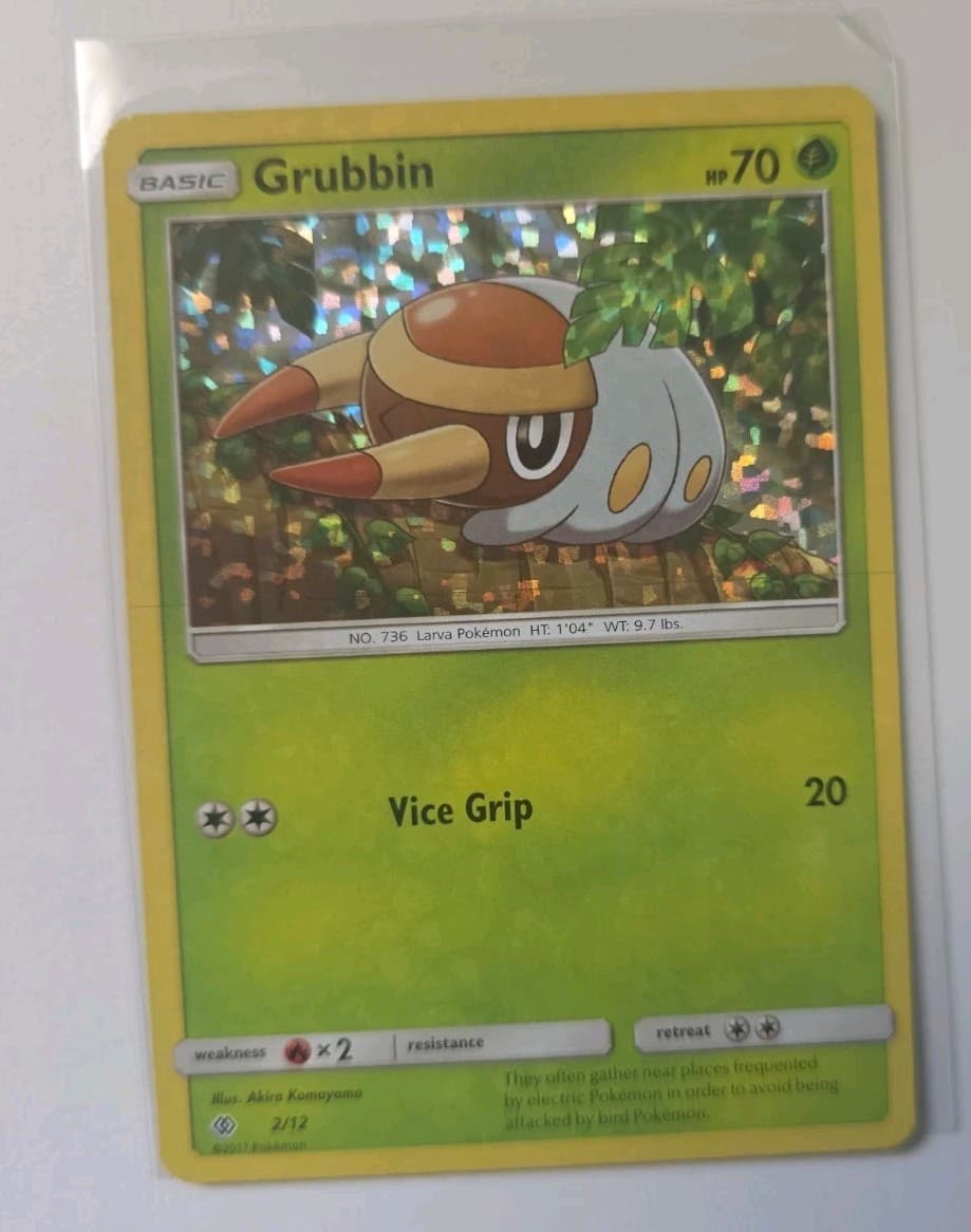 Pokémon TCG GRUBBIN 2017 McDonald's Collection Promo Holo 2/12 - NM