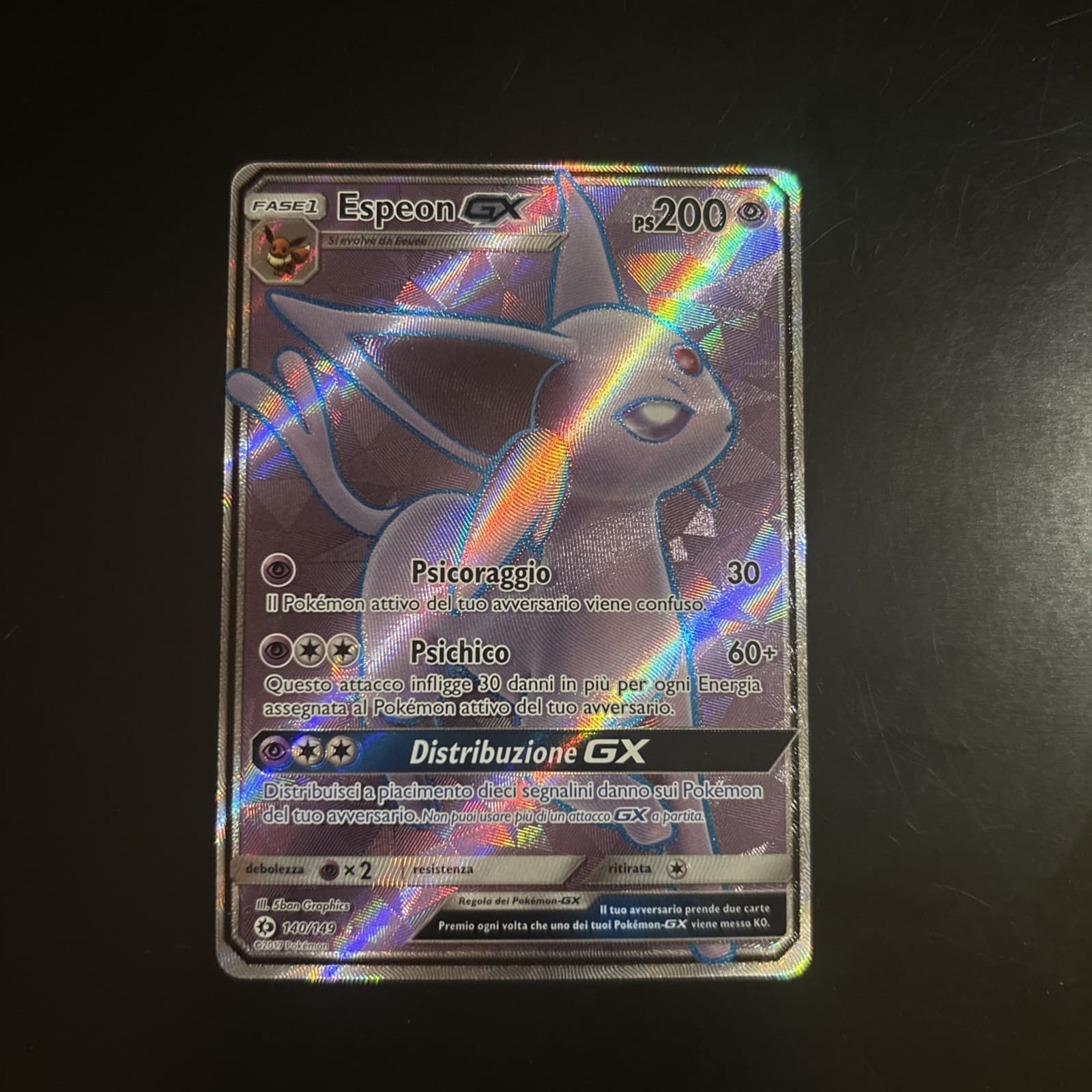 Espeon GX Full Art | 140/149 Sole e Luna | ita near mint