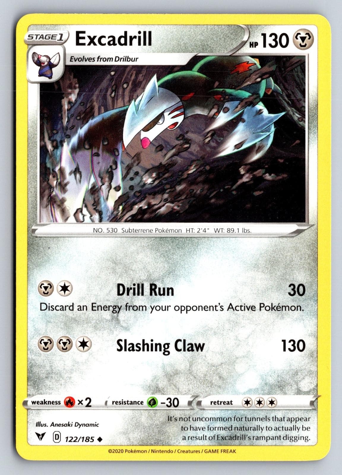 Excadrill 122/185 Vivid Voltage Pokemon Dynamic