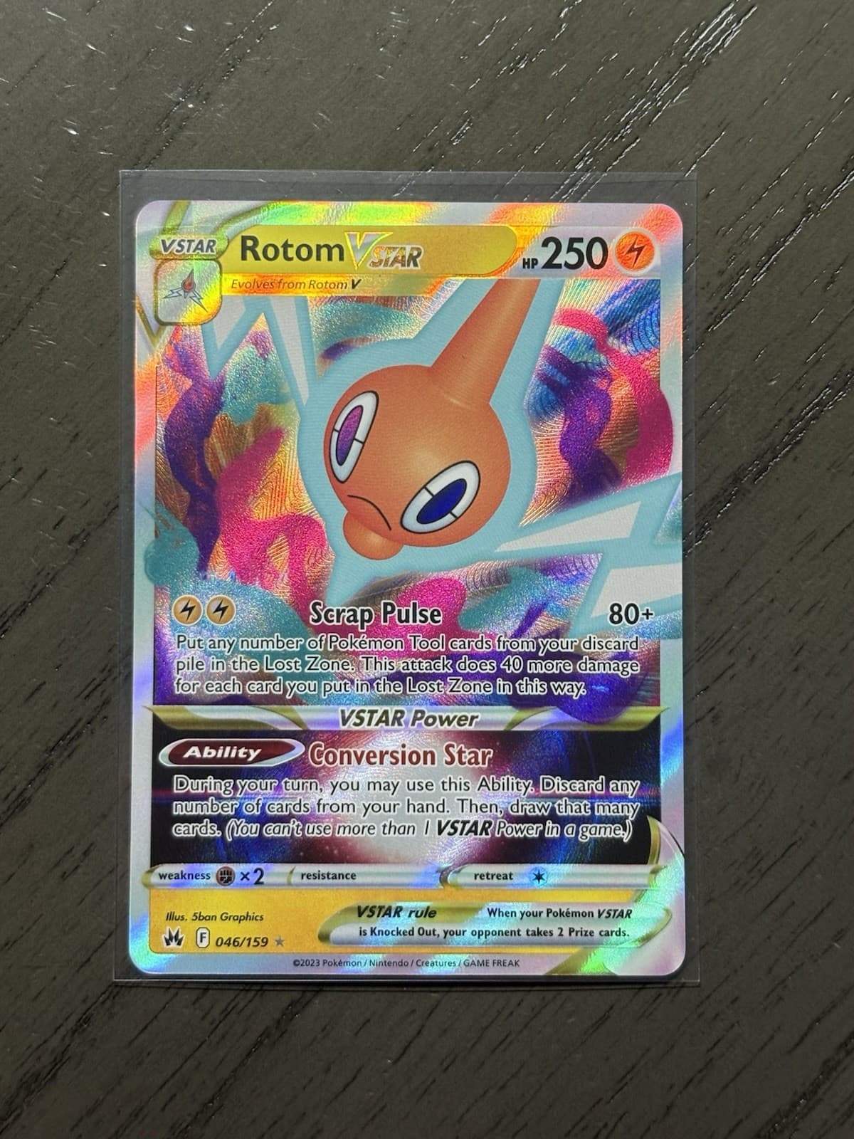 Pokémon TCG Rotom VSTAR Crown Zenith  046/159 Ultra Rare