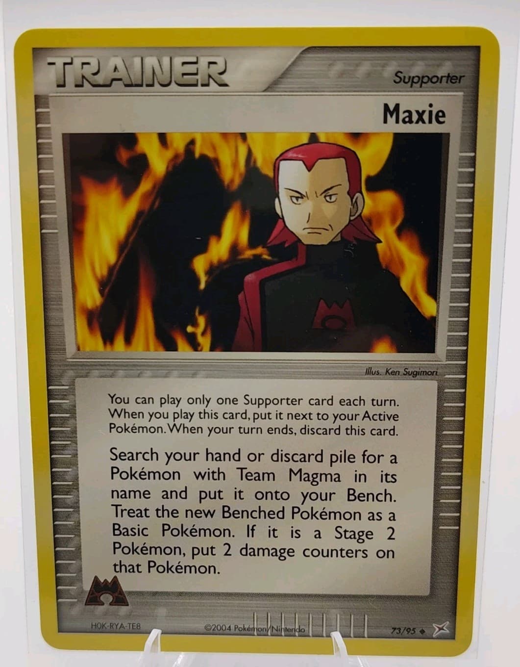 Pokemon EX Team Magma vs Team Aqua Maxie 73/95 Non-holo Uncommon NM